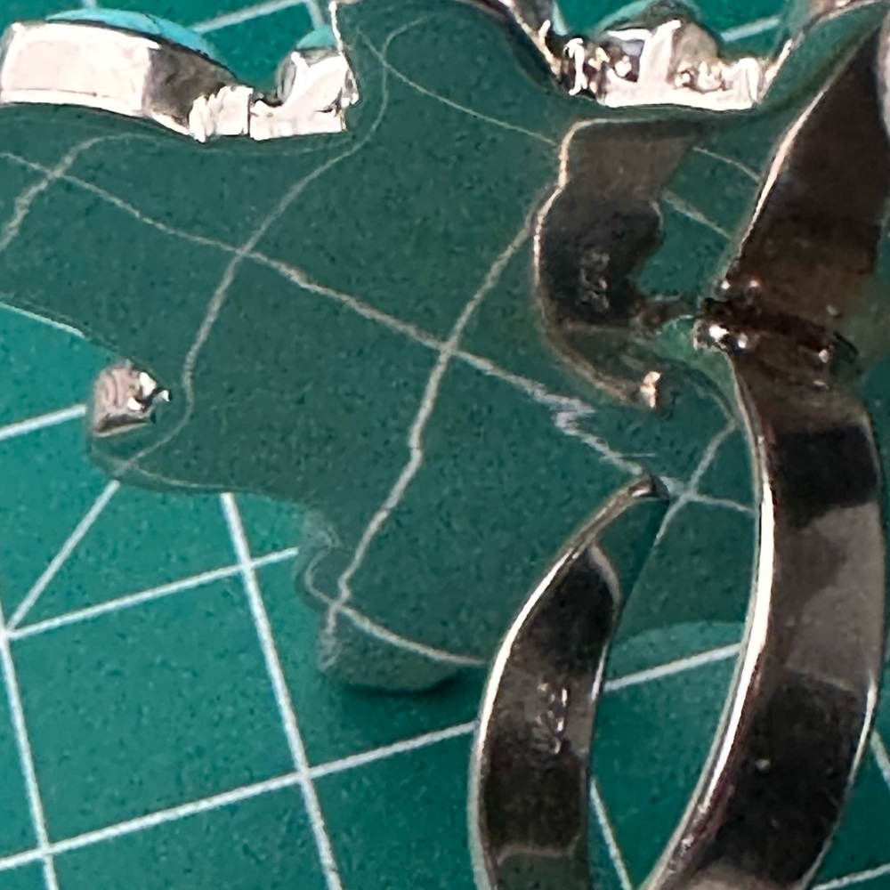 Spiny Oyster Turquoise Cluster Mega Statement Ste… - image 8